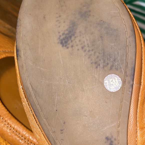 Tory Burch Eddie Tan Leather Ballet Flats Women’s 7.5 M - Picture 10 of 10